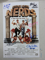 Revenge Of The Nerds 7x Cast Signed 11x17 Poster Autograph JSA COA