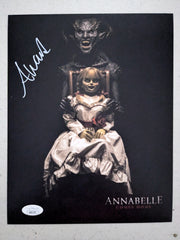 ALEXANDER WARD Signed 8x10 Photo Demon Annabelle Autograph JSA COA Bs