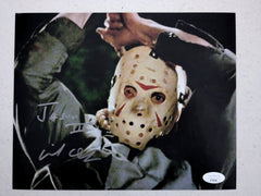 MIKE De Luna Signed 8x10 Photo JASON VOORHEES Friday the 13th Part 3 JSA F