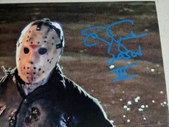 CJ GRAHAM Signed JASON VOORHEES 8X10 Photo Autograph FRIDAY the 13th PART 6 JSA Fb