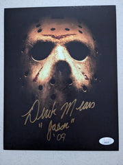 DEREK MEARS Signed 8x10 Photo JASON Voorhees Friday the 13th 2009 BAS JSA COA xg