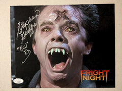 Stephen Geoffreys Signed 8x10 Photo Fright Night Autographed Evil Ed JSA COA Sh