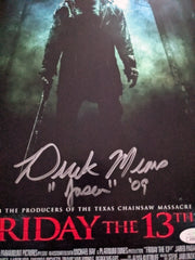 DEREK MEARS Signed 11x17 Photo Poster JASON Voorhees Friday the 13th 2009 JSA COA Cs