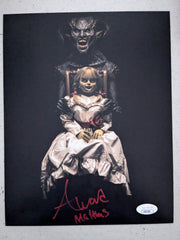 ALEXANDER WARD Signed 8x10 Photo Demon Annabelle Autograph JSA COA Br