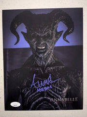 ALEXANDER WARD Signed 8x10 Photo Demon Annabelle Autograph JSA COA Ap