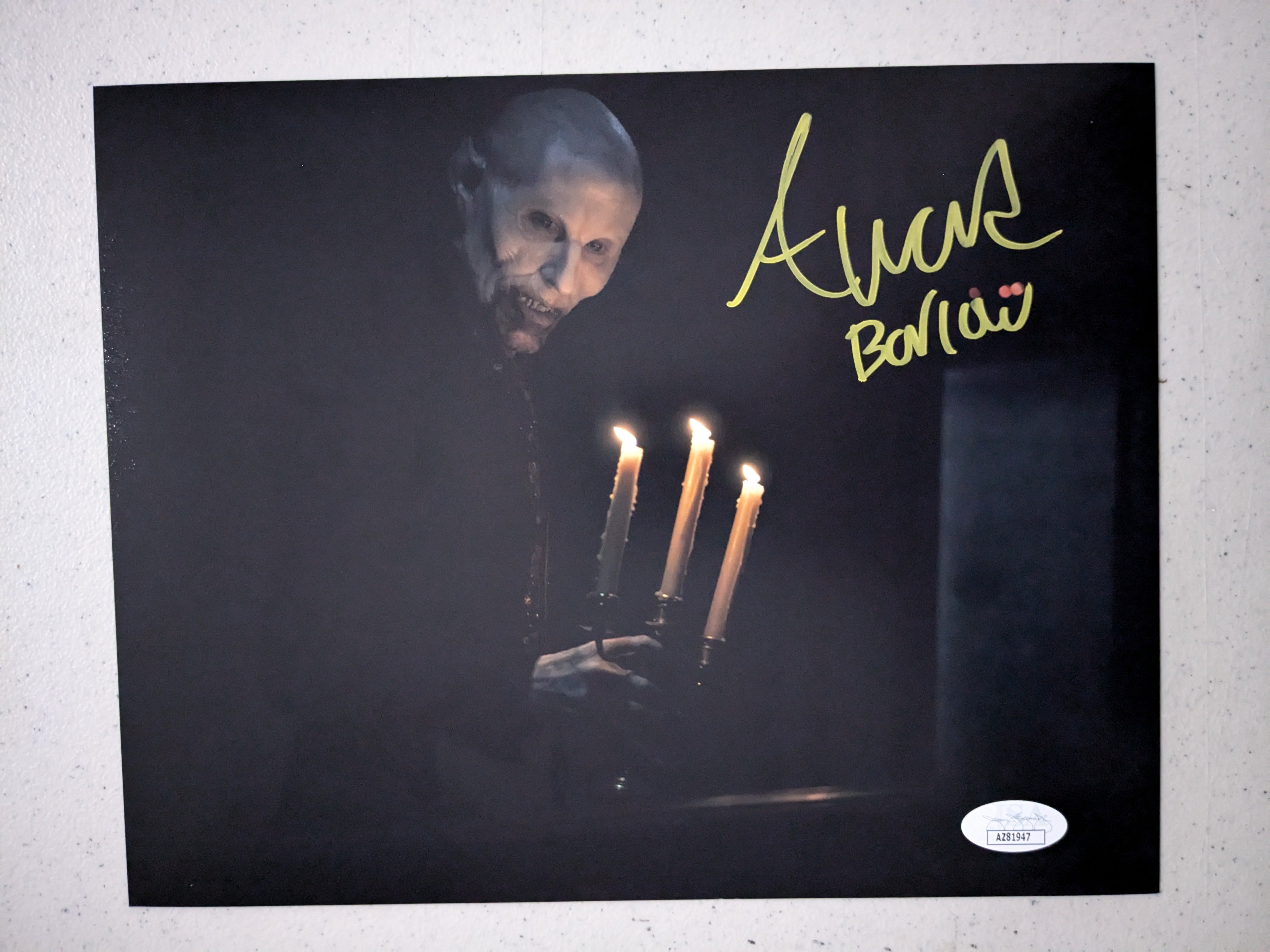 ALEXANDER WARD Signed 8x10 Photo Kurt Barlow Salem's Lot JSA COA H