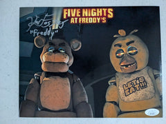 Kevin FOSTER Signed 8x10 Photo FREDDY Five Nights at Freddy's JSA COA Es