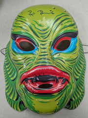 RICOU BROWNING Signed Creature from the Black Lagoon MASK SUPER 7 BAS JSA COA