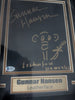 GUNNAR HANSEN Signed ~ 8x10 Drawing FRAMED Leatherface Texas Chainsaw Massacre Autograph BAS COA A - HorrorAutographs.com