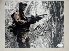 RICHARD CHAVES Signed Predator 8x10 Photo  Autograph JSA COA A