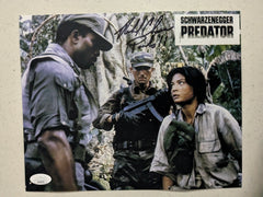 RICHARD CHAVES Signed Predator 8x10 Photo  Autograph JSA COA Db