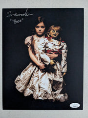 SAMARA LEE Signed 8x10 Photo Bee Annabelle Autograph JSA COA