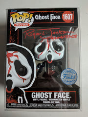 ROGER JACKSON Signed FUNKO POP Scream Bloody Ghostface JSA COA
