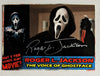 ROGER JACKSON Signed SCREAM Promo Trading Card GHOSTFACE Autograph JSA COA
