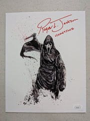 ROGER JACKSON Signed SCREAM VI 8x10 Art Card GHOSTFACE Autograph JSA COA H1