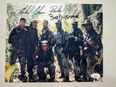 BILL DUKE RICHARD CHAVES 2x Signed Predator 8x10 Photo  Autograph JSA COA L