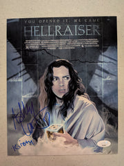 ASHLEY LAURENCE Signed 8x10 PHOTO Hellraiser Autograph JSA COA r