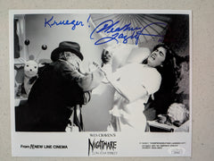 HEATHER LANGENKAMP Signed Nightmare on Elm Street 8x10 Photo Nancy Autograph JSA COA G