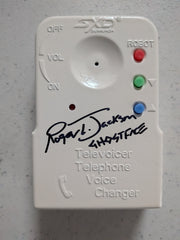Roger JACKSON Signed GHOSTFACE Voice Changer Custom Prop SCREAM JSA COA