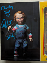 ALEX VINCENT Signed Doll Figure Good Boys Box Andy in Child's Play JSA Witnessed