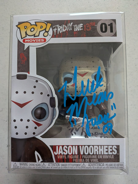 DEREK MEARS Signed Funko Pop Figure Jason Friday the 13th 2009 JSA COA