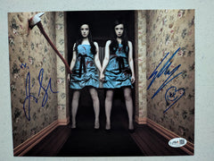 SOSKA Sisters 2x Signed 8x10 Photo Jen Sylvia Twisted Twins Autograph JSA COA A