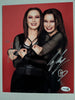SOSKA Sisters 2x Signed 8x10 Photo Jen Sylvia Twisted Twins Autograph JSA COA C