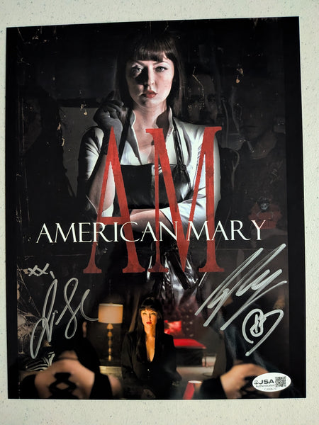 SOSKA Sisters 2x Signed 8x10 Photo Jen Sylvia Twisted Twins Autograph JSA COA E