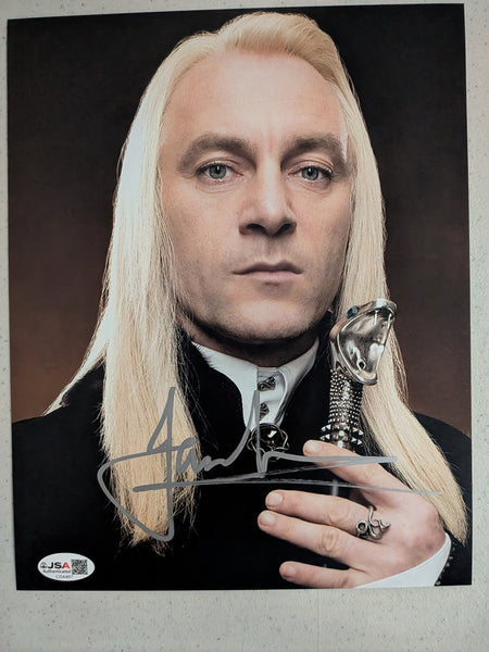 JASON ISAACS Signed 8x10 Photo Lucius Malfoy Harry Potter JSA COA