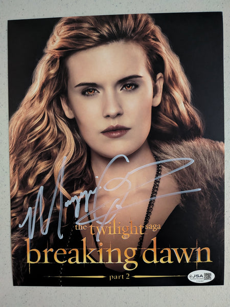MAGGIE GRACE Signed 8x10 Photo Breaking Dawn Twilight Irina Denali JSA COA