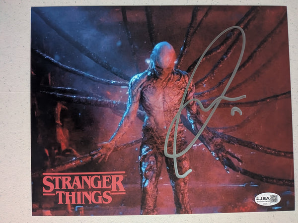 JAMIE CAMPBELL BOWER Signed 8x10 Photo Stranger Things Vecna Henry JSA COA A