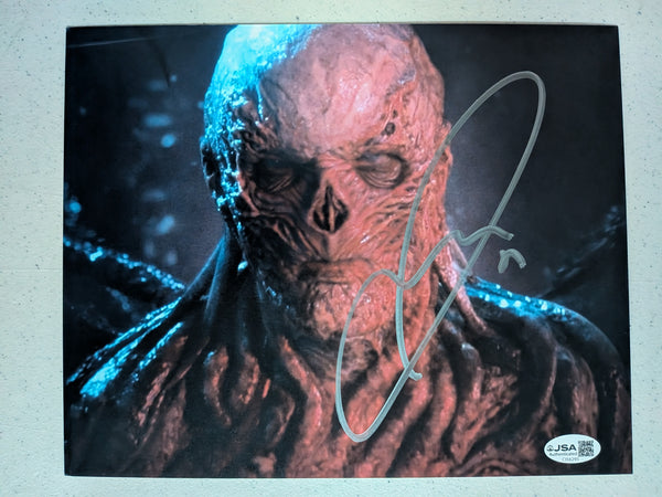 JAMIE CAMPBELL BOWER Signed 8x10 Photo Stranger Things Vecna Henry JSA COA B