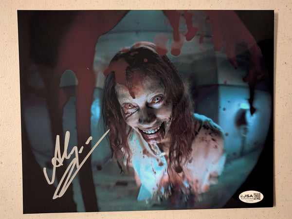 ALYSSA SUTHERLAND Signed 8x10 PHOTO Ellie Evil Dead Rise Auto JSA COA A