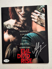 ALYSSA SUTHERLAND Signed 8x10 PHOTO Ellie Evil Dead Rise Auto JSA COA B