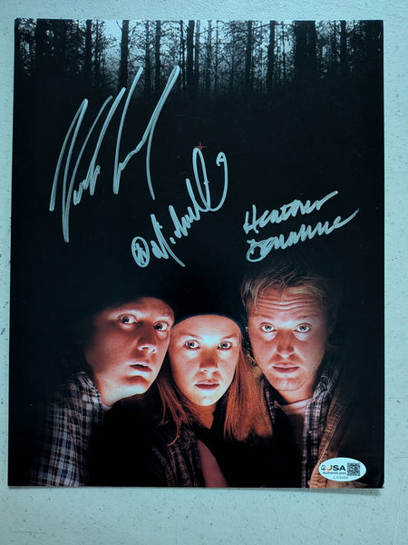 DONAHUE WILLIAMS LEONARD 3x Signed The Blair Witch Project 8x10 PHOTO JSA COA B