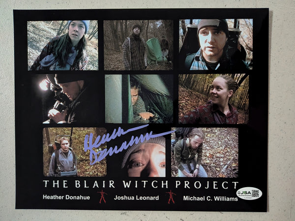 DONAHUE Signed The Blair Witch Project 8x10 PHOTO JSA COA C