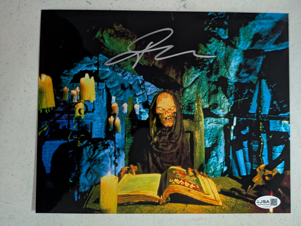 JOHN KASSIR Signed The Cryptkeeper 8x10 Photo Autograph Tales from the Crypt JSA Z - HorrorAutographs.com