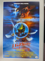 Lisa Wilcox Signed 11x17 Photo Nightmare on Elm Street 5 Autograph JSA COA A