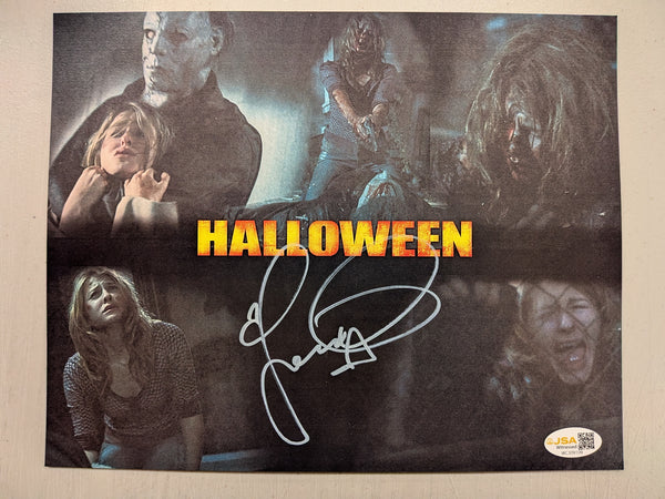 SCOUT TAYLOR-COMPTON Signed Custom 8x10 Photo Rob Zombie's Halloween Autograph JSA QR B - HorrorAutographs.com