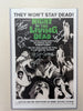 GEORGE ROMERO JUDITH O'DEA RUSS STREINER 5X Signed Night of the Living Dead 11x17 Movie Poster Autograph JSA COA - HorrorAutographs.com