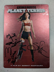 SHELTON BIEHN NICOTERO 3x Signed Planet Terror Signed DVD Case Planet Terror JSA A