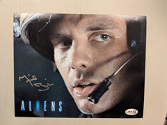 MICHAEL BIEHN Signed ALIENS 8x10 Photo Autograph HICKS  JSA COA A