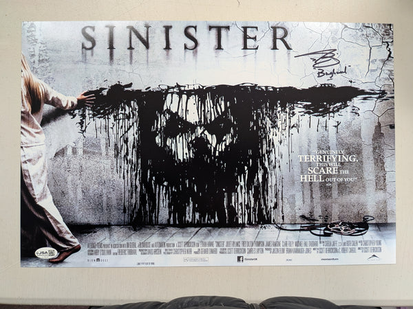 NICHOLAS KING Signed 11x14 PHOTO Sinister Bughuul Autograph JSA COA - HorrorAutographs.com