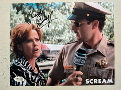 LINDA BLAIR Signed 8x10 Photo Scream Reporter Autograph Collage JSA COA