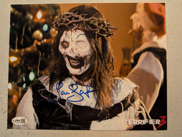Samantha SCAFFIDI TERRIFIER 3 Signed 8x10 Photo Autograph JSA COA - HorrorAutographs.com