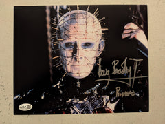 DOUG BRADLEY Signed Hellraiser Pinhead 8x10 Photo Autograph JSA COA zs