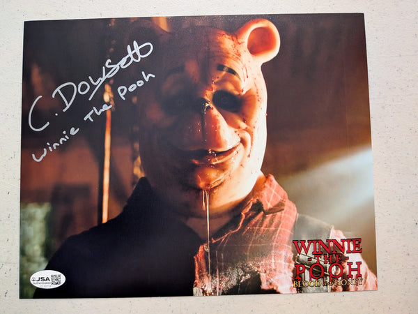 Craig David DOWSETT Signed 8x10 Photo Winnie The Pooh Blood Honey JSA COA G - HorrorAutographs.com