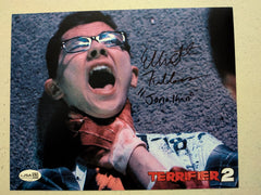 ELLIOTT FULLAM TERRIFIER 2 Signed 8x10 Photo Autograph JSA COA