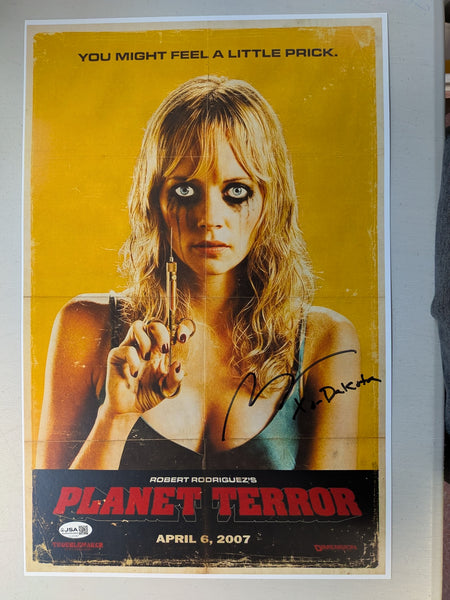 Marley SHELTON Signed Planet Terror 11x17 Poster Autograph JSA COA Dakota - HorrorAutographs.com