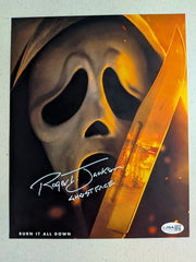 ROGER JACKSON Signed SCREAM 7 8x10 Photo GHOSTFACE Autograph JSA COA B